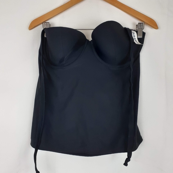OLD NAVY BLACK Underwire Tankini Swimsuit Top XL - Picture 3 of 7
